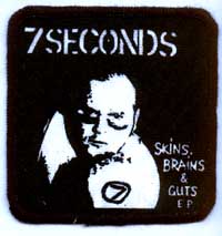 7 Seconds- Skins Brains Guts Screened Patch (sp1023)
