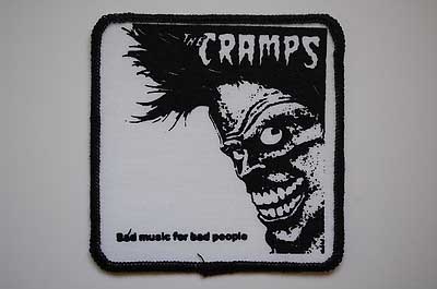 Cramps- Bad Music For Bad People Screened Patch (sp1119)