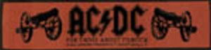 AC/DC- For Those About To Rock On A Long embroidered patch