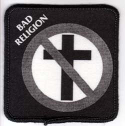 Bad Religion- Crossed Out Cross screened patch