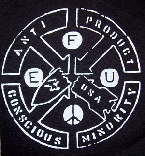 Anti Product-  Conscious Minority back patch (bp743)
