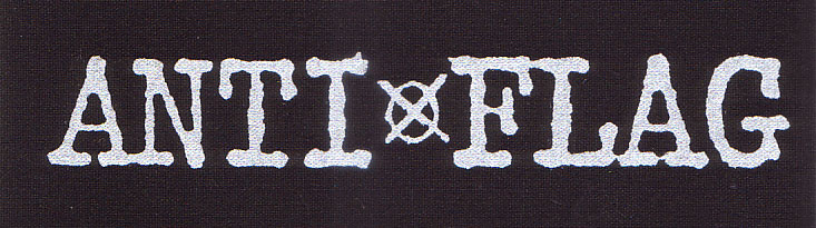 Anti Flag- Logo cloth patch (cp1037)