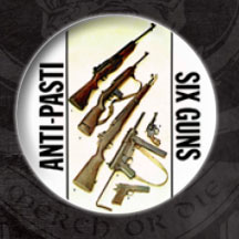 Anti Pasti- Guns pin (pin296) (Sale price!)