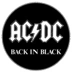 AC/DC- Back In Black pin (pin107)