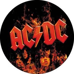 AC/DC- Flames pin (pin492)