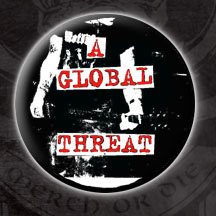 A Global Threat- Guitar pin (pin367) (Sale price!)