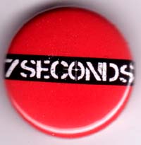 7 Seconds- Red Logo pin (pin529)