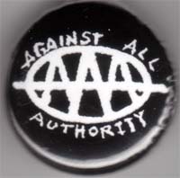 Against All Authority- AAA Logo pin (pin679)