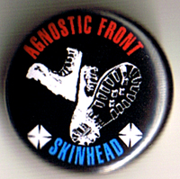 Agnostic Front- Skinhead pin (pin970)