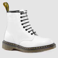 8 Eye White Smooth Boots by Dr. Martens - SALE UK 7 / US Women's 9 only