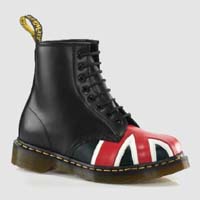 8 Eye Black Smooth Union Jack Dr. Martens Boots