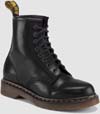 8 Eye Black Milled Smooth Dr. Martens Boot (Sale price!)