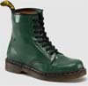 8 Eye Green Milled Smooth Dr. Martens Boot