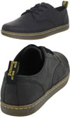 Tyrone 3 Eye Black Greasy Dr. Martens Sneaker