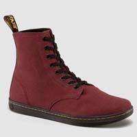 Alfie 8 Eye Canvas Dr. Martens Boots- Cherry