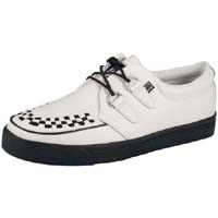 White Leather creeper style sneaker by Tred Air UK