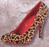 Leopard Heel With Chain by Tred Air UK (Sale price!)