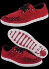 Red Rocker Creeper Style Sneaker by Tredair UK