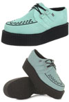 Mint Green Suede Mondo Sole Creeper by Tred Air UK