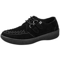 Black Suede Viva Creeper by Tred Air UK