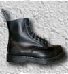 Baron in BLACK- 8 Eye Steel Toe Boot by Grinders