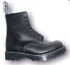 Cedric in BLACK- 8 Eye Boot by Grinders (Non-steel!)