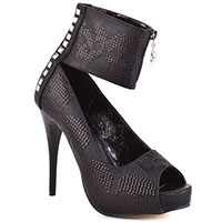 Digi Rider Platform by Iron Fist- Black w/ Ankle Cuff - SALE