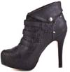 Ruff Rider Platform Bootie in black by Iron Fist - SALE