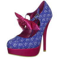 Bow Me-  Bow Print Platform by Iron Fist - SALE
