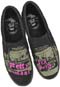 Sex Pistols- Pretty Vacant Buses Black Slip Ons by Draven (SALE PRICE!)