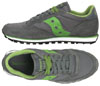 Mens Jazz Low Pro by Saucony- Grey/Light Green