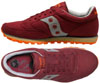 Mens Jazz Low Pro Vegan by Saucony- Burgundy