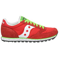 Mens Jazz Low Pro by Saucony- Red/Green (Sale price!)