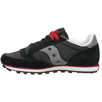 Mens Jazz Low Pro by Saucony- Black/Grey/Red