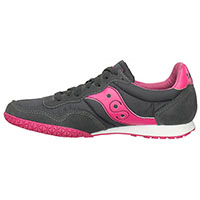 Womens Bullet by Saucony- Charcoal/Pink