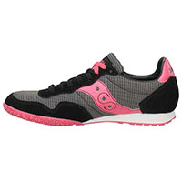 Womens Bullet Houndstooth by Saucony- Black/Pink
