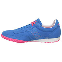 Womens Bullet Vegan by Saucony- Blue/Pink