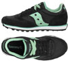 Womens Jazz Low Pro by Saucony- Black/Green