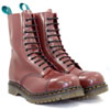 11 Eye Englander Steel Toe Boot in OXBLOOD by Solovair (Made In England!)