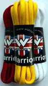 14 Eye Round Laces by Warrior Clothing (210cm)