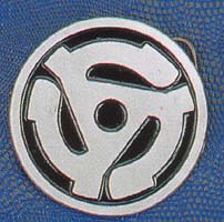 Show product details for 45 RPM Record Insert Belt Buckle (bb5)