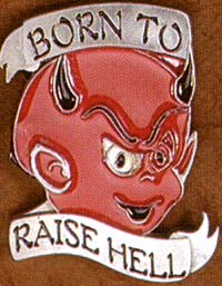 Show product details for Born To Raise Hell belt buckle (bb22)