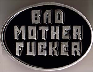 Show product details for Bad Mother Fucker belt buckle (bb243)