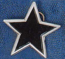 Show product details for Black Star Belt Buckle (bb17)