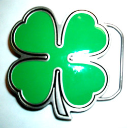 Show product details for 4 Leaf Clover Belt Buckle (bb4)