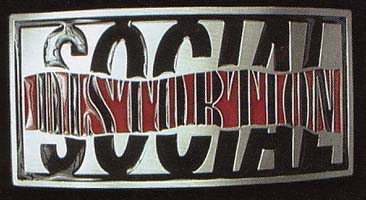 Social Distortion- Logo belt buckle (bb228)