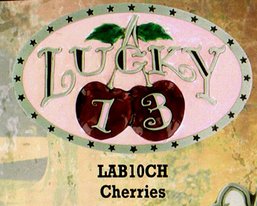 Show product details for Cherries belt buckle by Lucky 13 (bb67) (Sale price!)