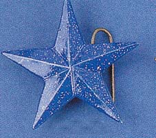 Blue Nautical Star Belt Buckle (bb19) (Sale price!)