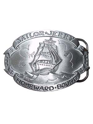 Show product details for Sailor Jerry- Homeward Bound belt buckle (bb328)