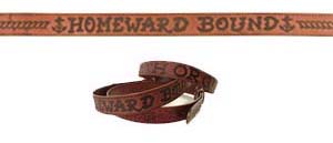 Homeward Bound leather belt by Sailor Jerry- SALE- sz 30 only